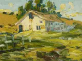 Selden Connor Gile, White Barn in Tiburon