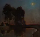Charles Rollo Peters, House under Moonlight