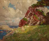 Bruce Nelson, Carmel Coast, oil on canvas