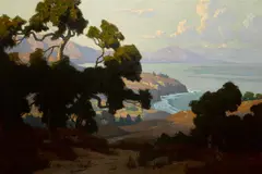 Elmer Wachtel, The California Coast, oil on canvas