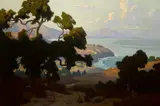 Elmer Wachtel, The California Coast, oil on canvas