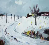 Thomas Lorraine Hunt, Snowy Road