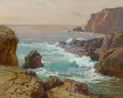 Coastal Splendor by Jack Wilkinson Smith, 1922, oil on canvas, offered Mar 2020