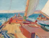 Joe Duncan Gleason, Schooner Malabar, Baja California Coast