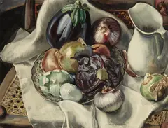 Jessie Arms Botke, Still life, watercolor and ink on paper