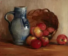 John Hubbard Rich, Still Life with Apples, oil on canvas