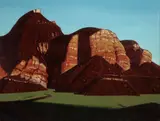 Conrad Buff, Virgin River Country, Utah, oil on canvas