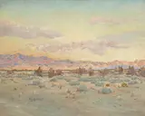 Charles A. Fries, Evening Light (Morongo Mountains, Palm Springs)