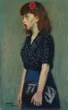 Raphael Soyer, Charlotte, circa 1935, oil on canvas