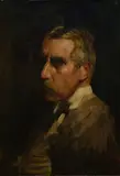 Thomas Pollack Anshutz, Self-Portrait, 1910, oil on canvas