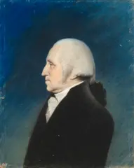 James Sharples, Portrait of George Washington, pastel on paper