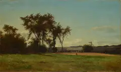 Lancaster, New Hampshire by David Johnson, 1867, oil on canvas, sold Jul 2020