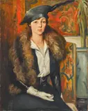 Raymond Perry Rodgers Neilson, American Woman in Paris, oil on canvas