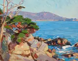 Aldro Thompson Hibbard, Carmel Coast, circa 1917, oil on canvas laid down on board