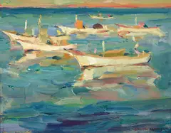 Armin Carl Hansen, At Rest, oil on board