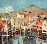 Selden Connor Gile, Quiet Cove (Belvedere), 1932, oil on canvas