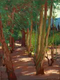 William Wendt, Interior of an orchard, St. Ives, Cornwall