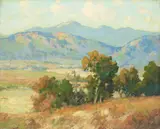 Toward Evening by Maurice Braun, oil on canvas, sold Apr 2019