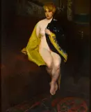 Kenneth Newell Avery, The Japanese robe, oil on canvas