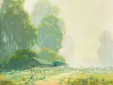 Sam Hyde Harris, Hazy Morning, oil on canvas