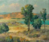 Eucalyptus by Maurice Braun, oil on canvas, sold Apr 2019