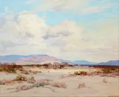 John Frost, Desert Clouds, circa 1925-1930, oil on canvas