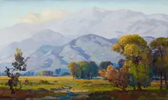 Fred Grayson Sayre, Owens Valley, California, oil on canvas
