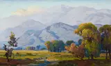 Fred Grayson Sayre, Owens Valley, California, oil on canvas