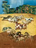 Millard Sheets, Horses