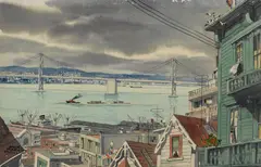 James March Phillips, Impressions from Union Street, watercolor on paper