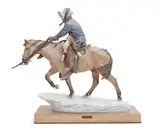 Harry Jackson, Safe and Sound, 1982, bronze with polychrome patina