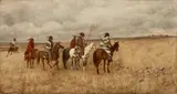 Charles Craig, The Scouting Party, 1885, oil on canvas