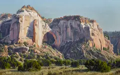 Wilson Hurley, La Ventana, New Mexico, oil on canvas laid down on panel