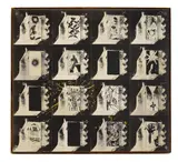 Wallace Berman, Untitled, 1965, Verifax collage on paper on panel in artist's frame
