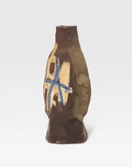Vase by Peter Voulkos, 1958, stoneware with slips and glaze, sold Oct 2017