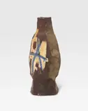 Vase by Peter Voulkos, 1958, stoneware with slips and glaze, sold Oct 2017