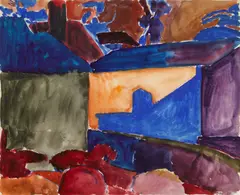 Bruce McGaw, Untitled, 1958, watercolor and gouache on paper
