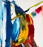 Phenomena Rush of Color by Paul Jenkins, 1979, acrylic on canvas, sold Oct 2017