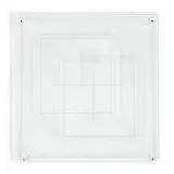 Piotr Kowalski, Symmetry of a Cube, 1975, sanded engraving on glass