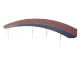 Sven Lukin, Untitled, 1989, acrylic on canvas laid on wood and string