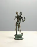 Arman, Nucleus, 1986, sliced bronze statue