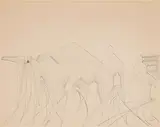 Saul Steinberg, Railway Station