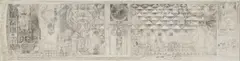 John T. Biggers, Study for the Mural Christia Adair, 1983, graphite on paper