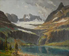 Arthur James Emery Powell, Glacial Lake, oil on canvas