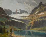 Arthur James Emery Powell, Glacial Lake, oil on canvas