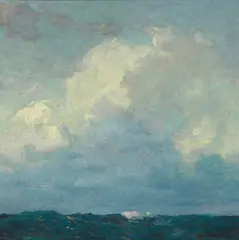 William Frederic Ritschel, Opalescent Sea, oil on canvas
