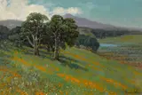 Theodore Wores, Mt. Tamalpais from Greenbrae, 1916, oil on canvas