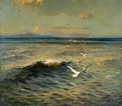 Richard Langtry Partington, Looking Across the Golden Gate, 1908, oil on canvas
