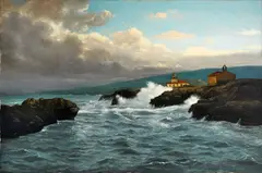 Mexican coast by Joseph Kleitsch, 1908, oil, offered Nov 2016