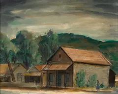 Louis Siegriest, The first brewery in California, Volcano, California (a pair), 1941